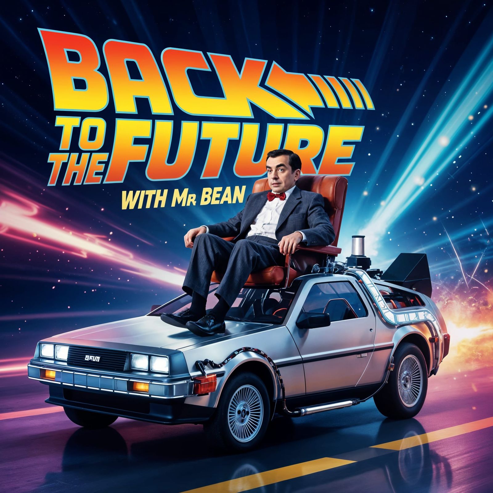 Back to The Future with Mr Bean  by @Paul Fox