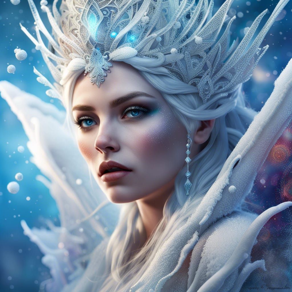 Snow Queen - AI Generated Artwork - NightCafe Creator