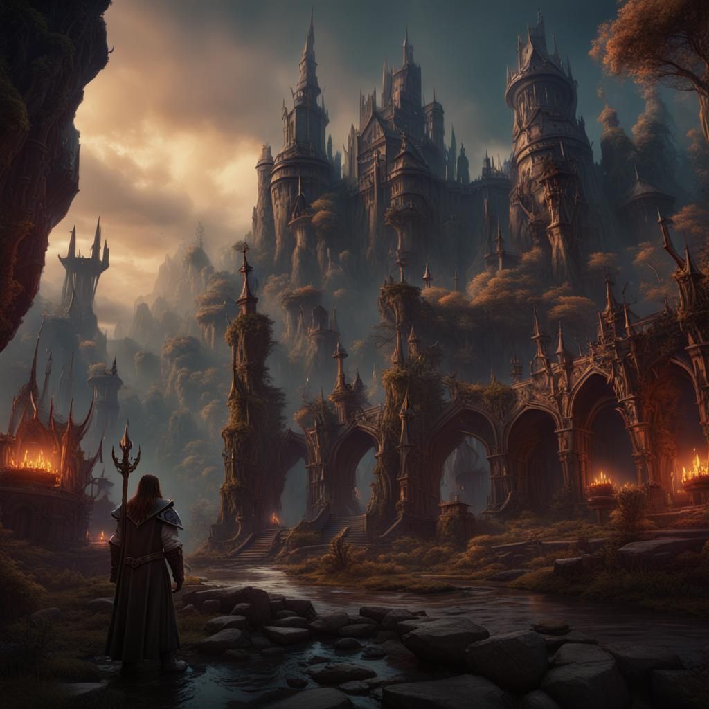 1970s Dark Fantasy with Warcraft characters - AI Generated Artwork ...