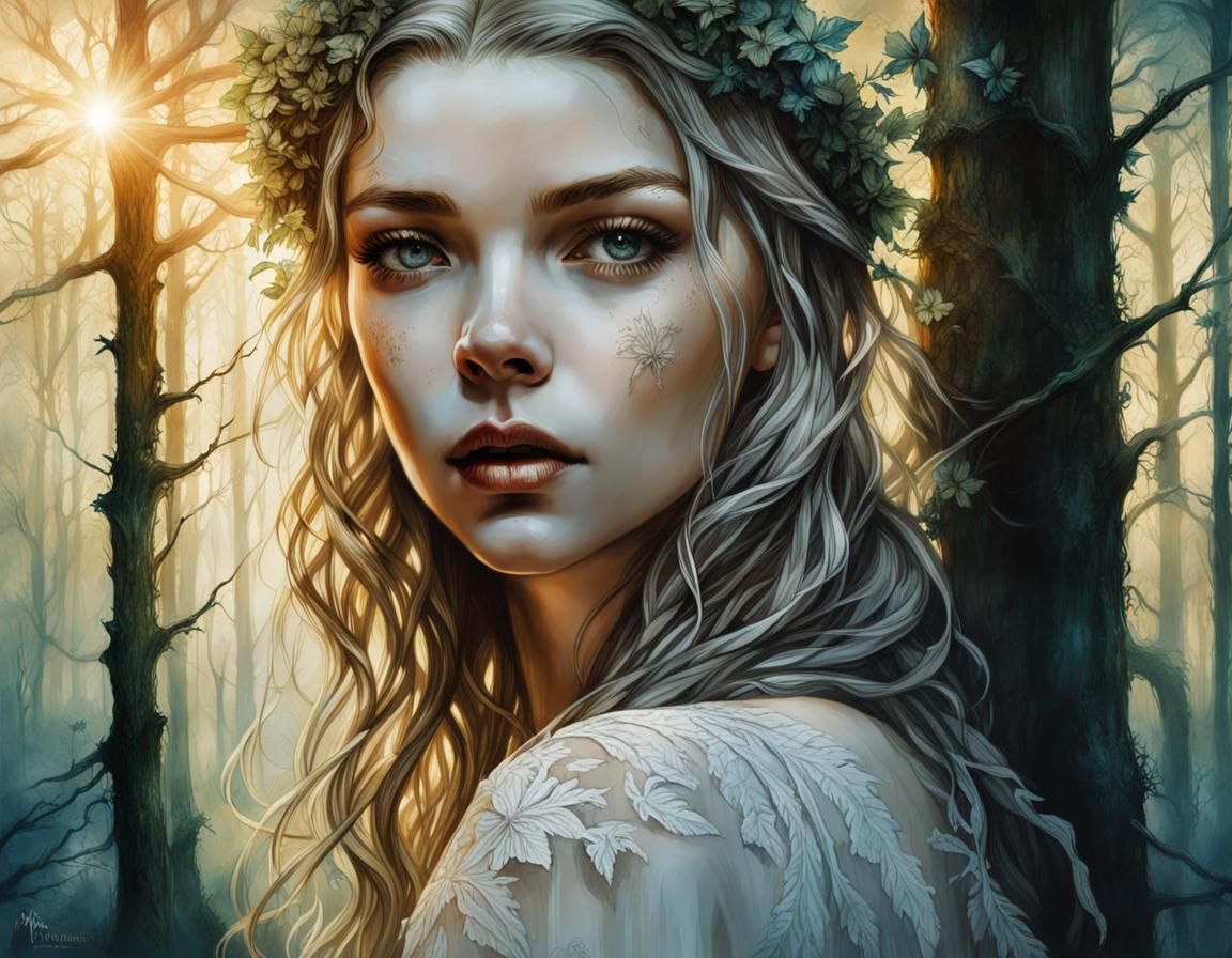 Fae woman - AI Generated Artwork - NightCafe Creator