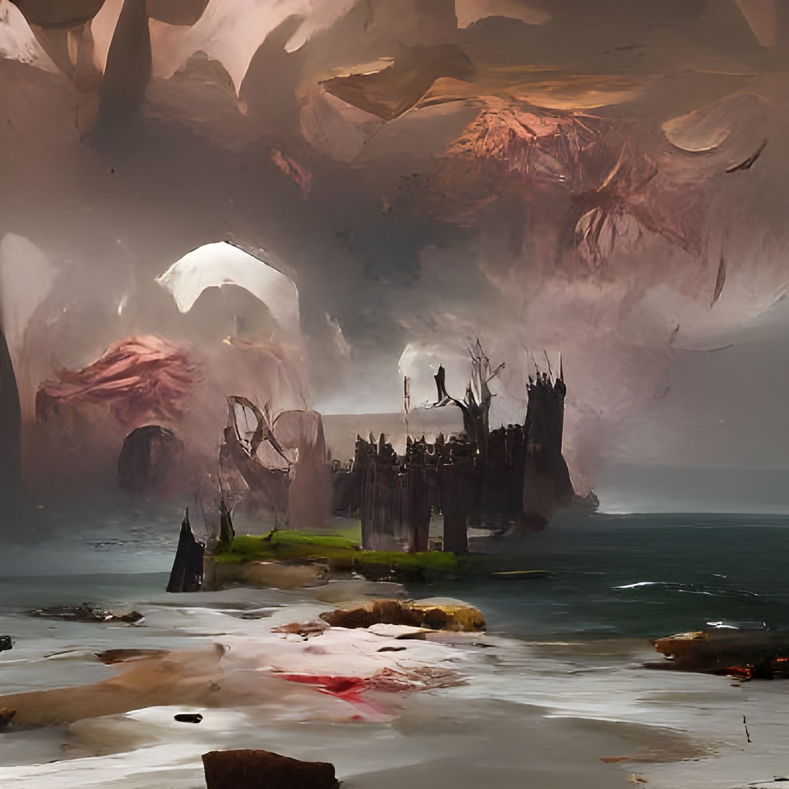 isle of the damned concept art