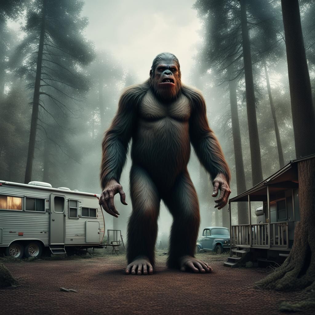 Bigfoot's Trailer Park Rampage in Alabama Woods