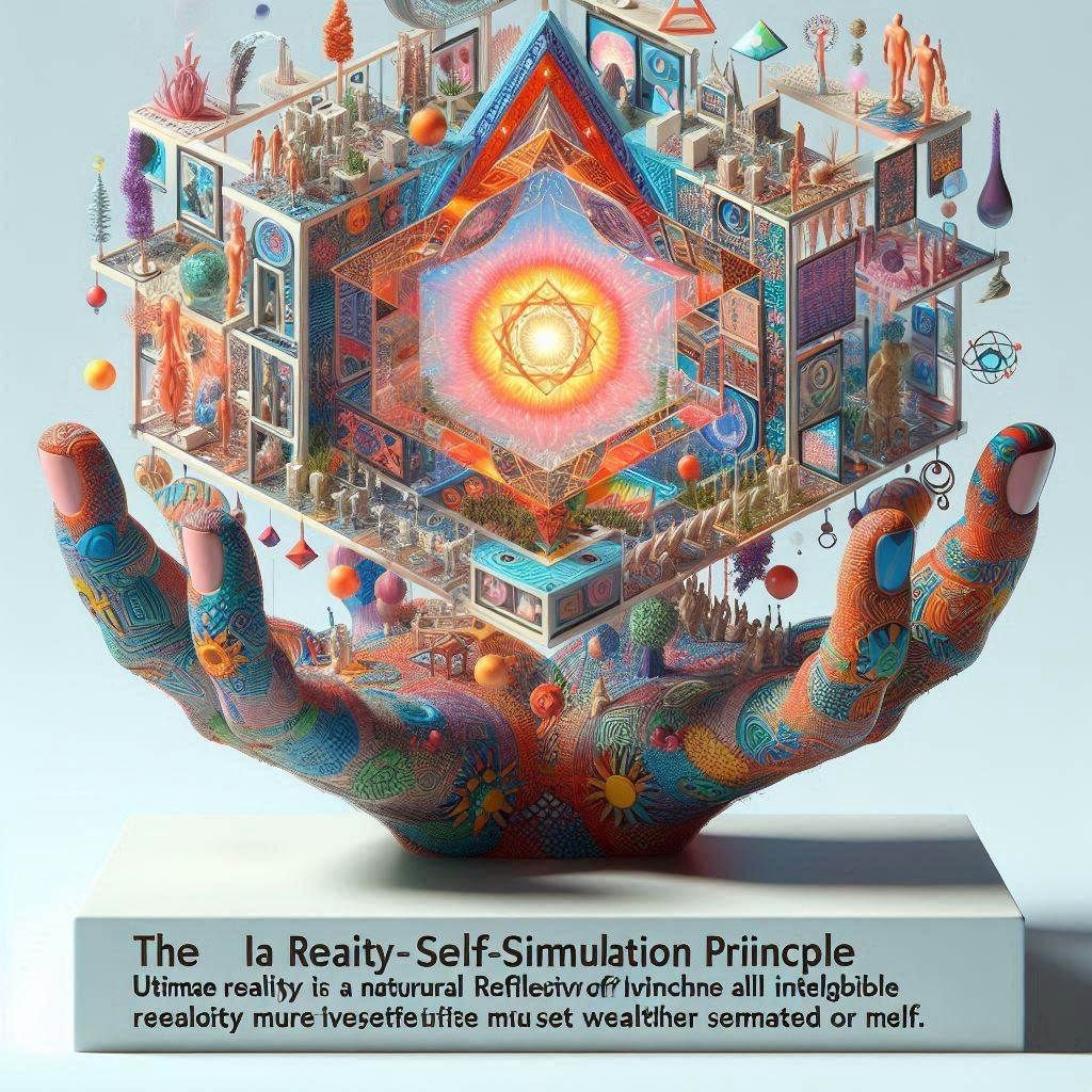 The Reality Self-Simulation Principle  ultimate reality is itself a natural reflexive self-simulation in which all intel...