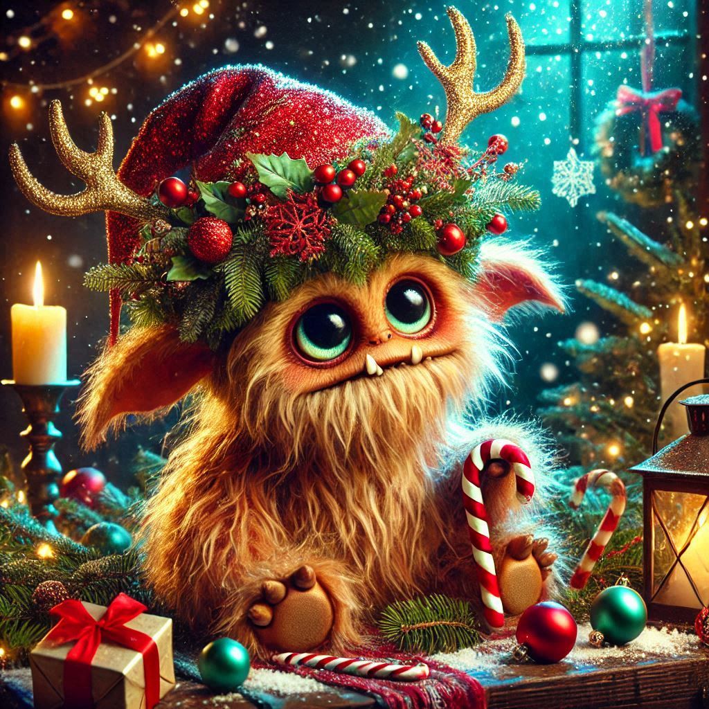 adorable fairy-tale fantasy creature portrait..