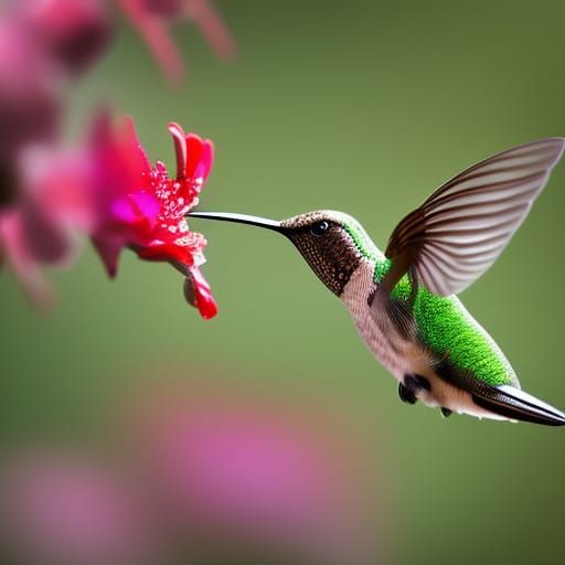 Humming Bird - AI Generated Artwork - NightCafe Creator