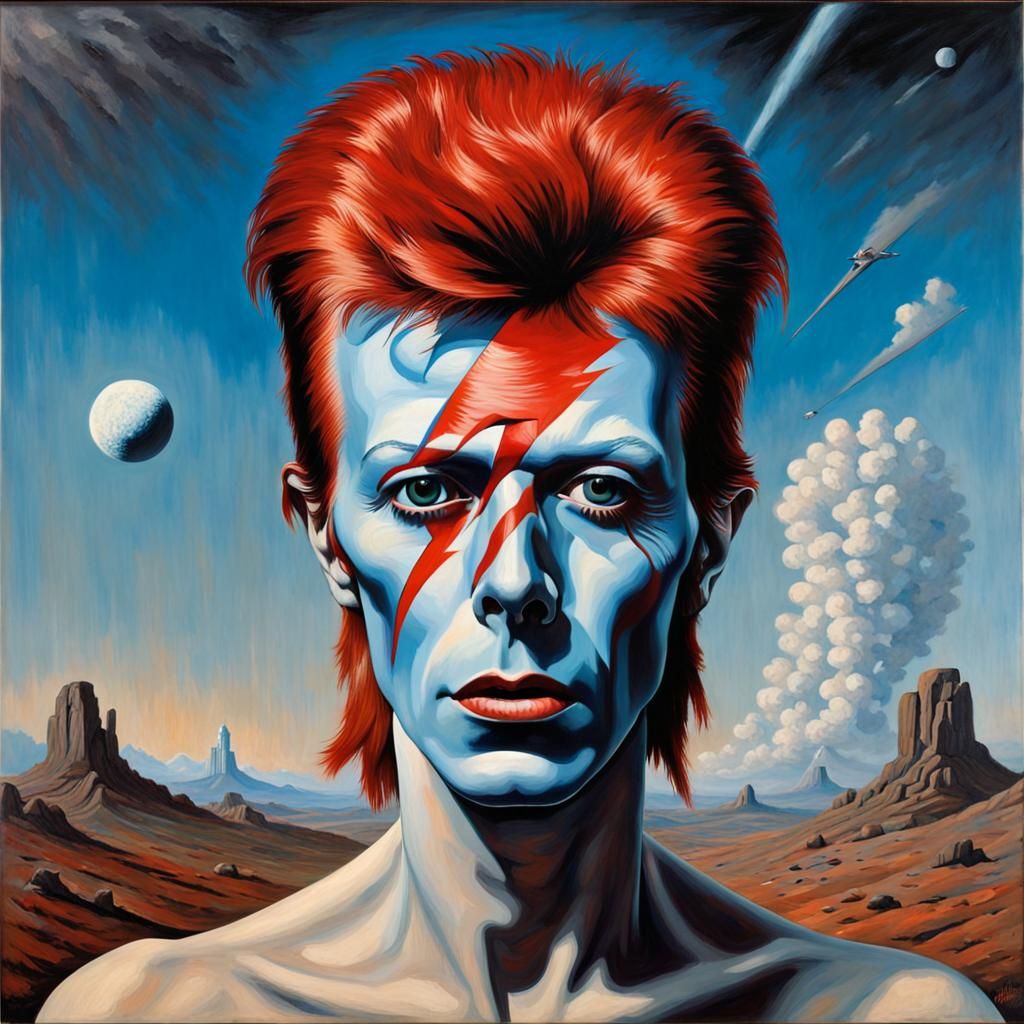 Aladdin sane   by @BUBLINKO 