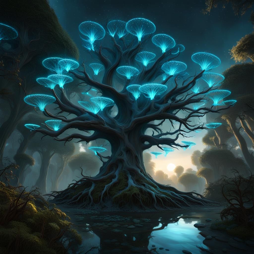 Enchanted forest - AI Generated Artwork - NightCafe Creator