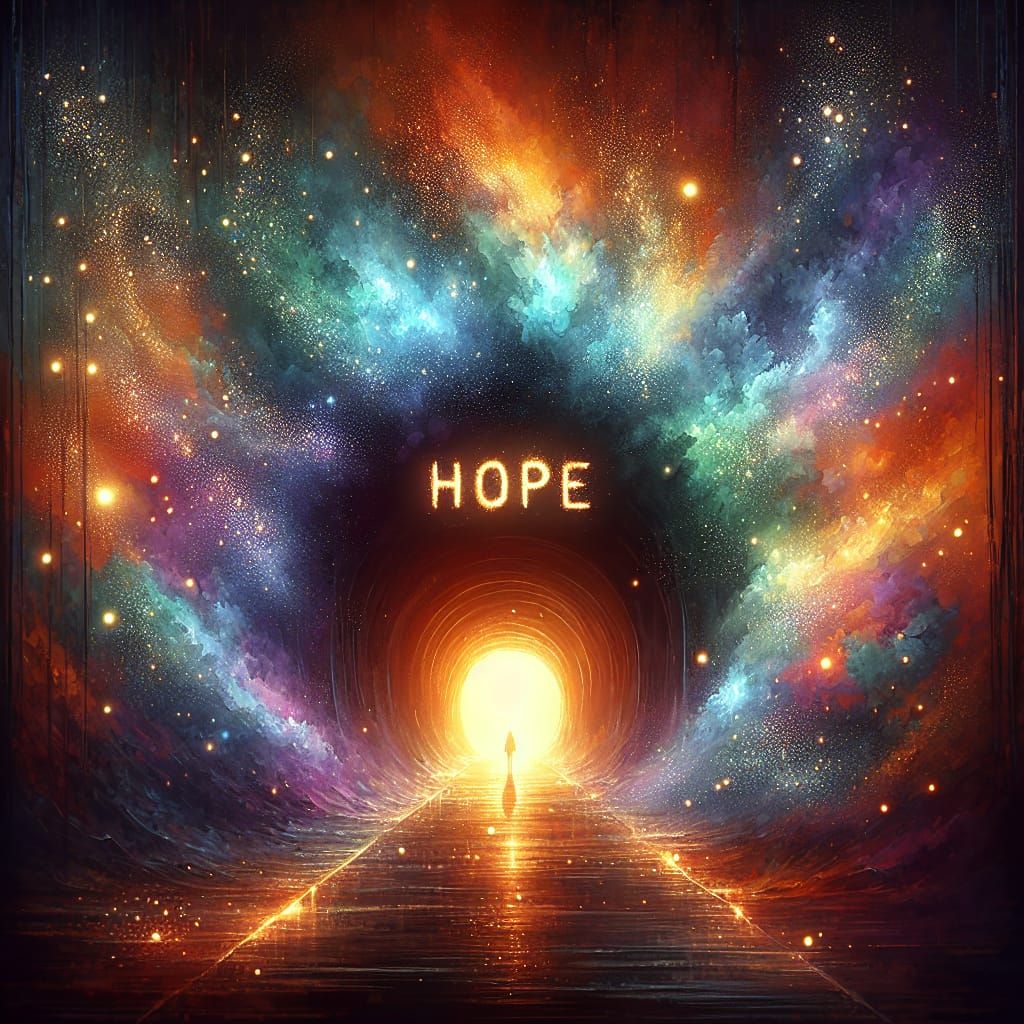 There's always light at the end of the tunnel   by @Lore 