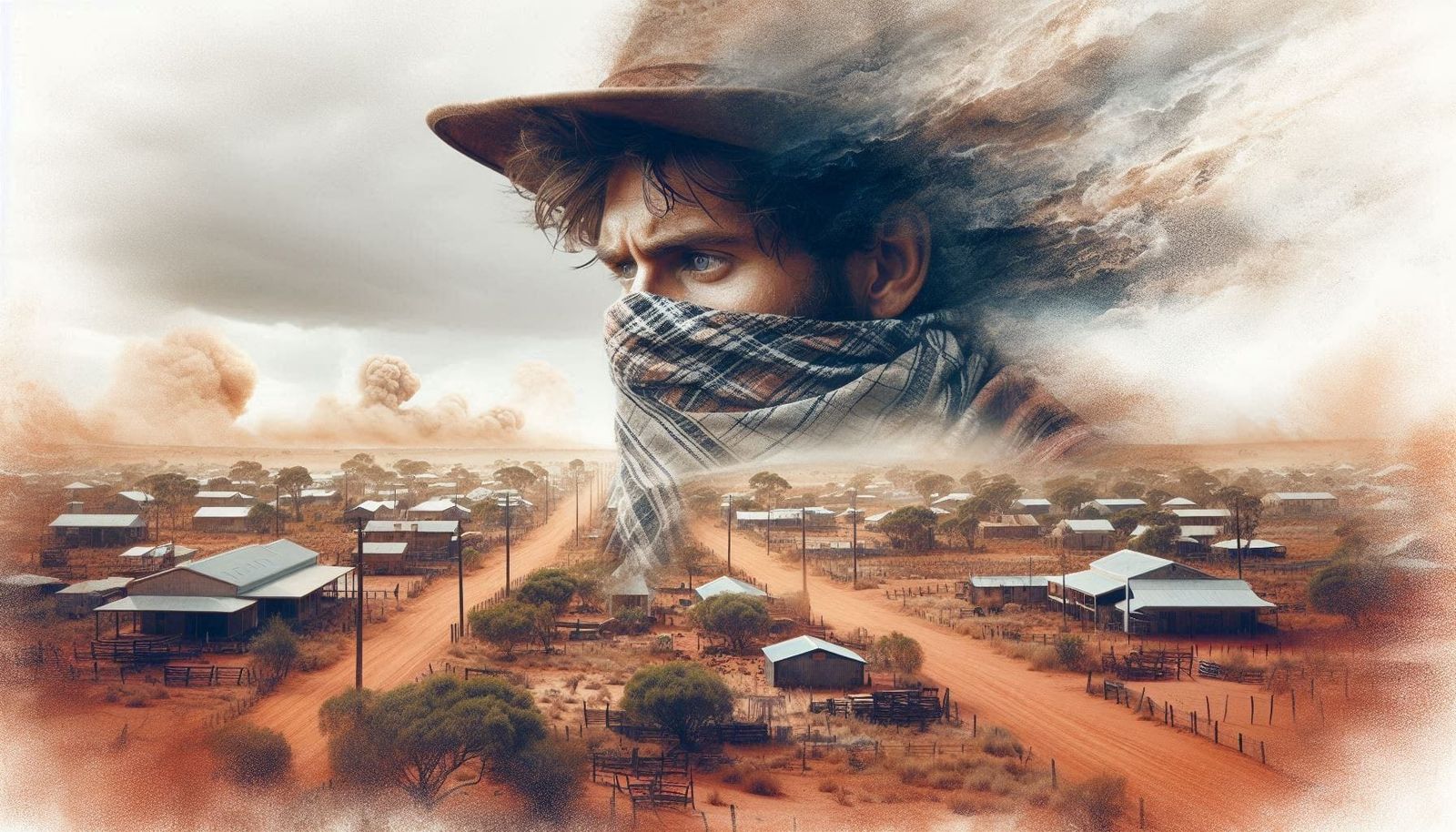 Approaching dust storm