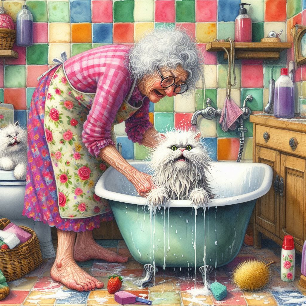 It's BATH TIME NOW!!!