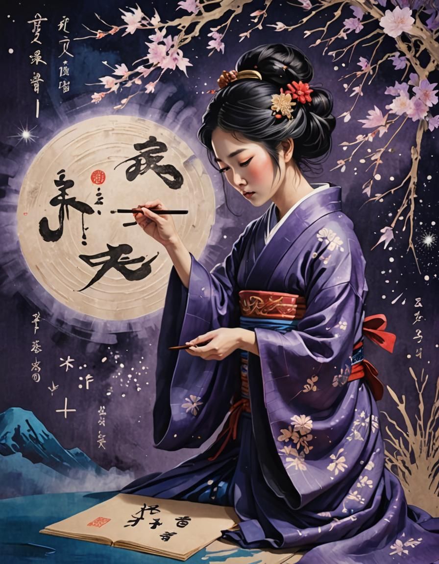 Calligraphy master  by @Givizub