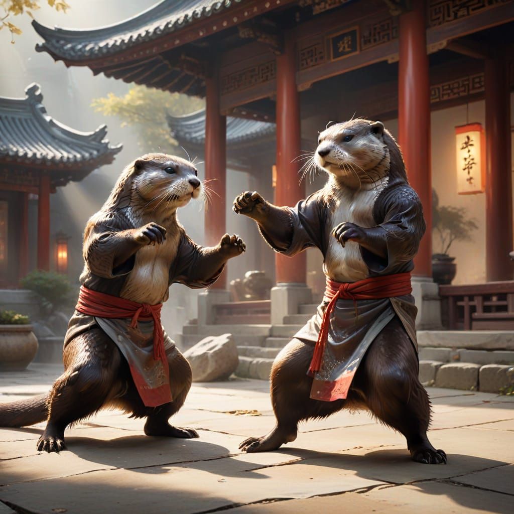 Kung Fu Otters