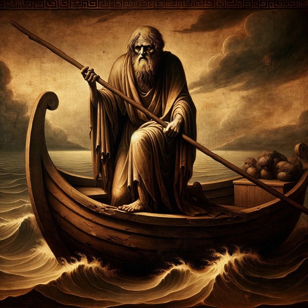 Based on the earliest descriptions of Charon from 500 BCE