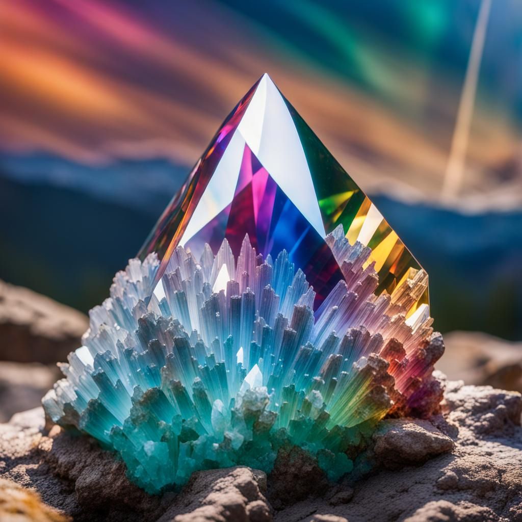 Colorful crystal 