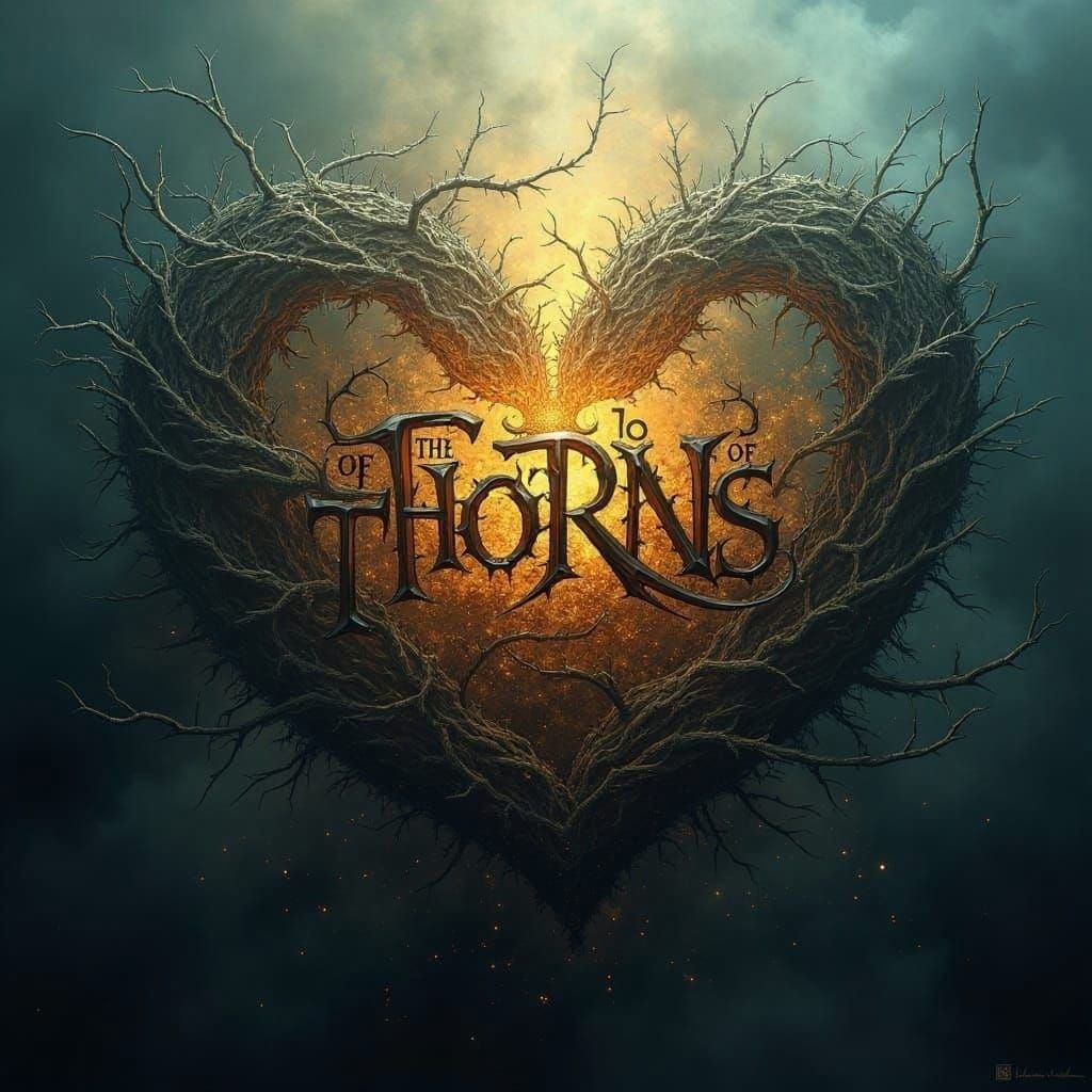 A bunch of thorns surrounding the title witch is made of thorns witch is named The Language of Thorns: A Price to Pay 