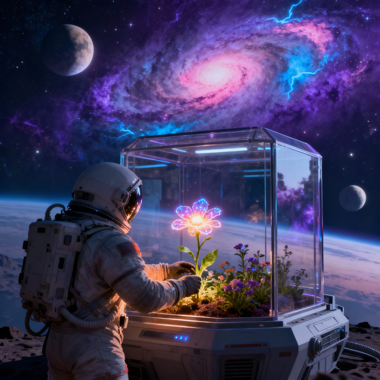 Exoplanet gardening   by @Sharoja