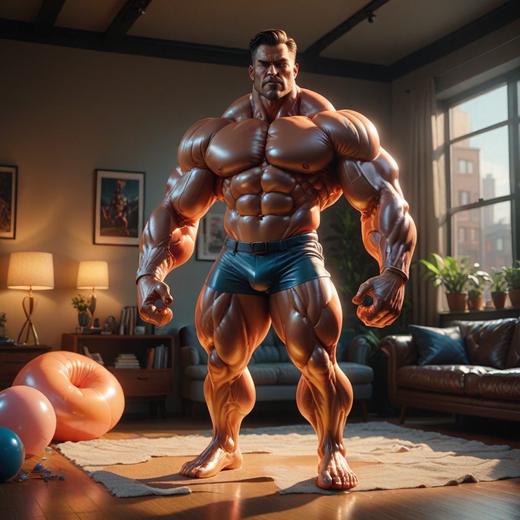 Cinematic Daddy Figure in Golden Hour Glow