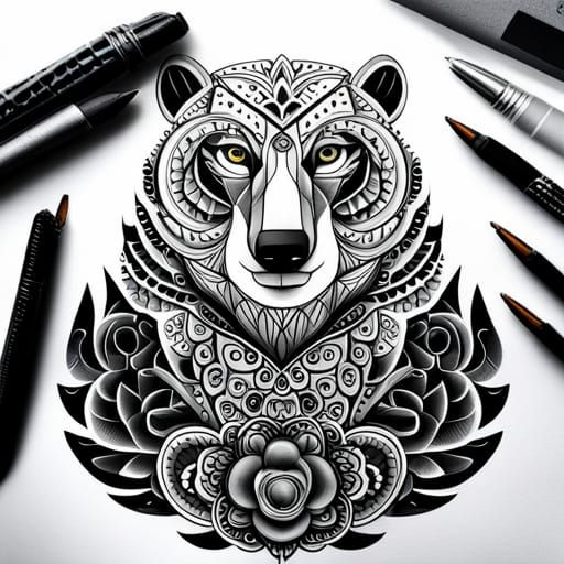 Tattoo Challenge AI Generated Artwork NightCafe Creator   AZbXKPosMe7yaYlbYqrh  1  Apa66 