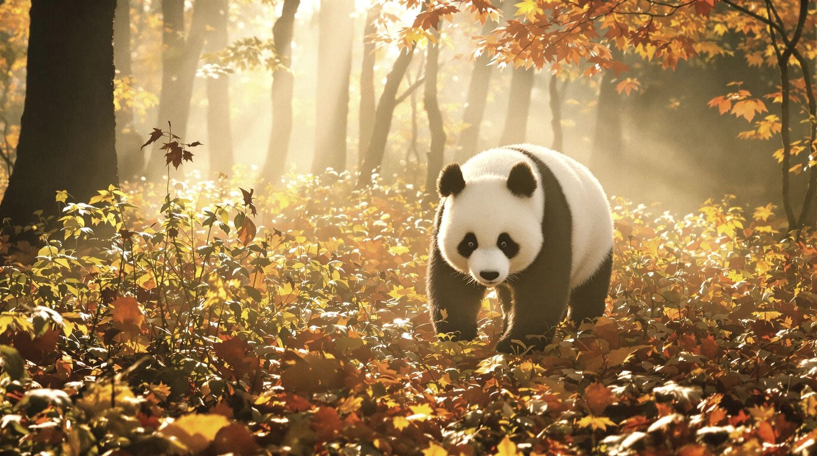 Curious Panda   by @GeoPepito