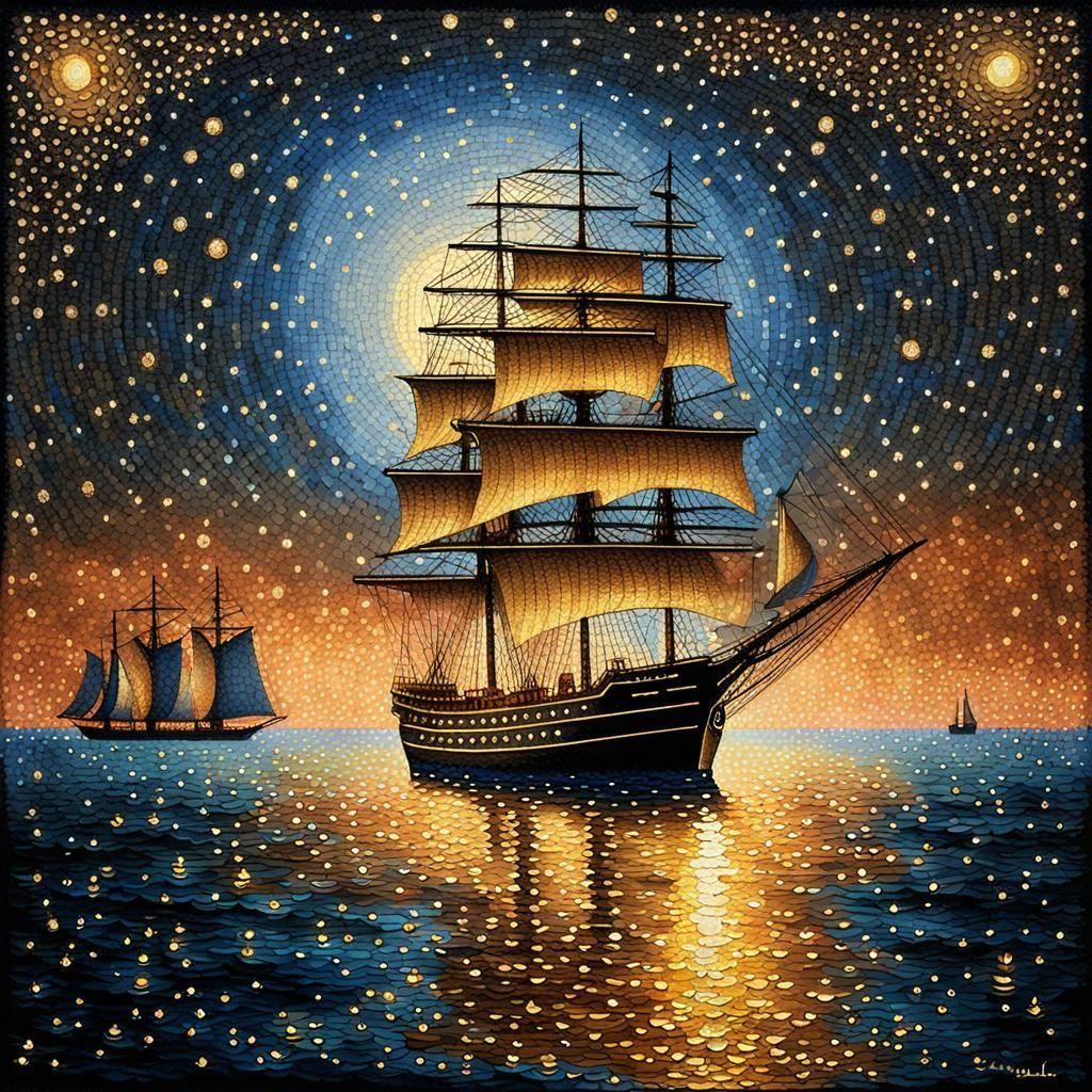 Golden ship 