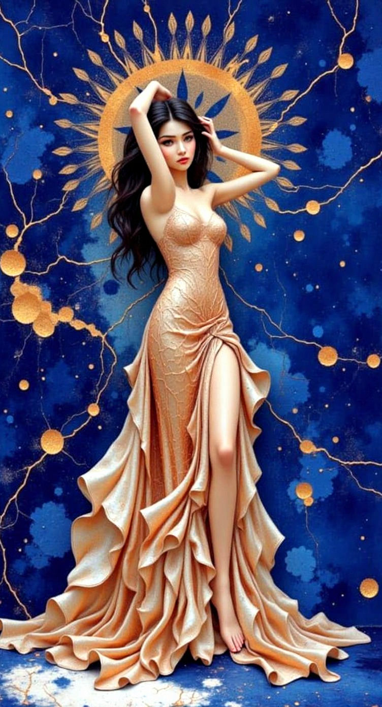 <lora:divineOil:1.0> <lora:Copper tone:1.0> <lora:FiosCopperLace:1.0> 
hyperrealistic, intricate, diaphanous copper lace
fantasy realism, ma...