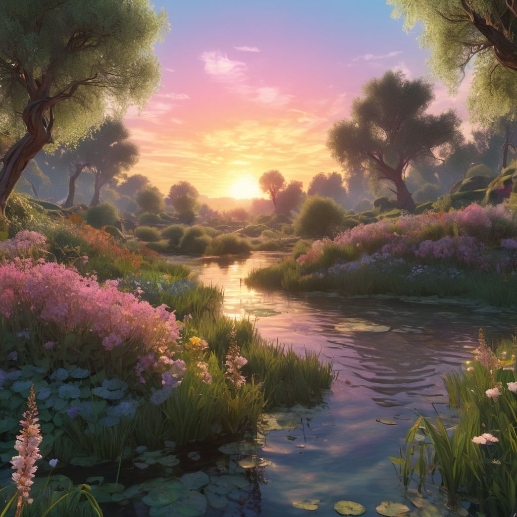 abstract explosion of colors