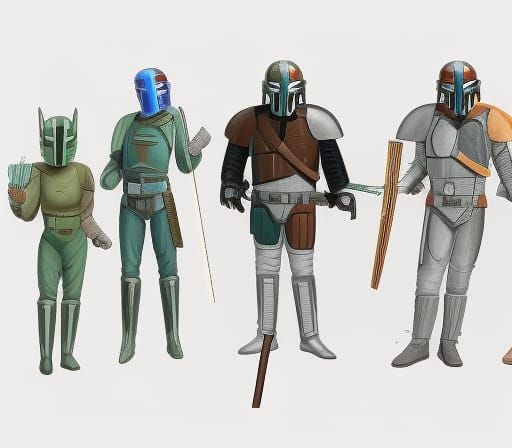 mandolorian - AI Generated Artwork - NightCafe Creator