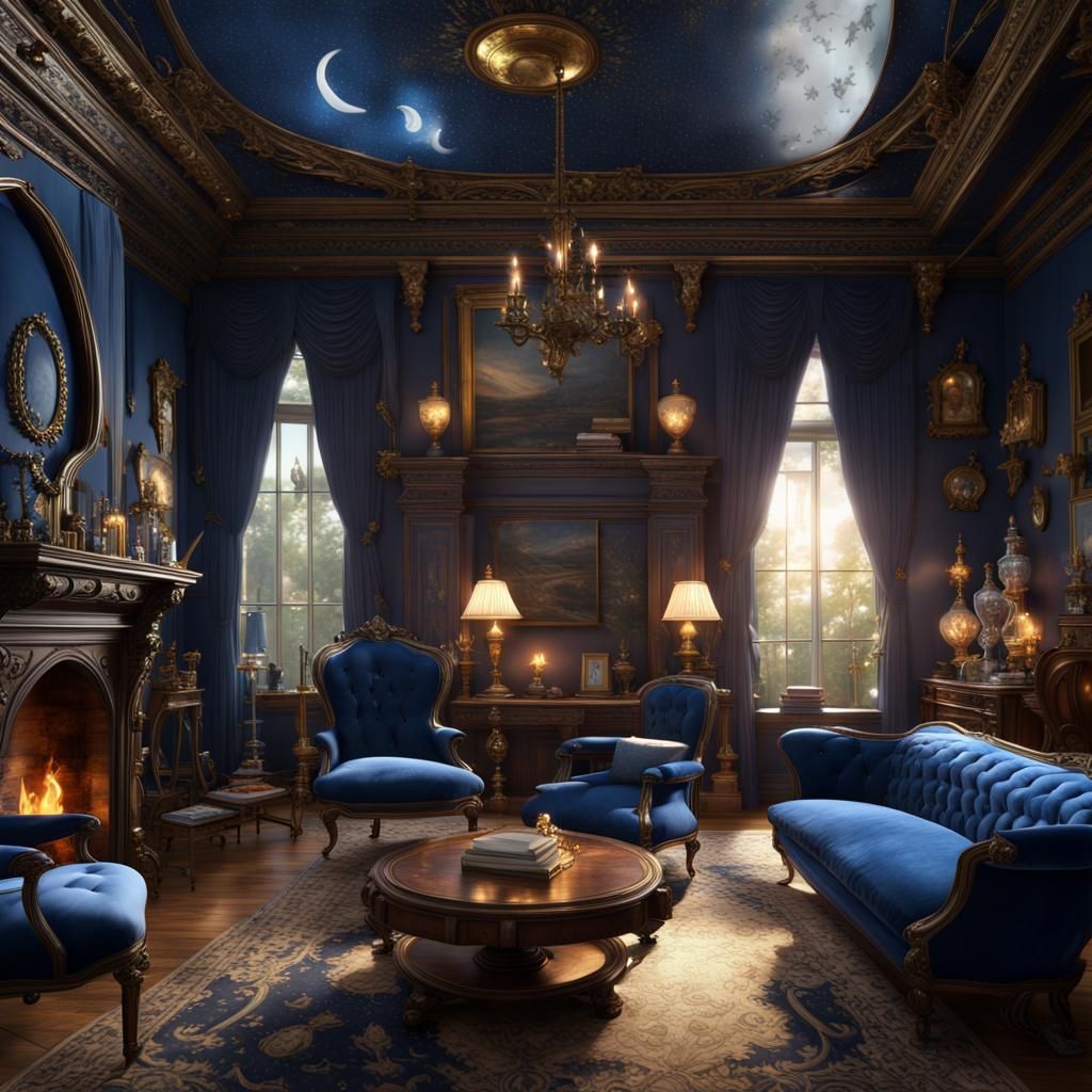 Professor of Ravenclaw Interior Design - AI Generated Artwork ...