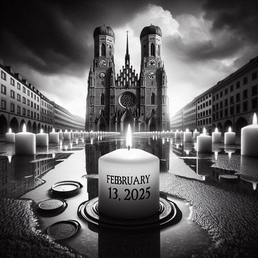 Remembrance of February 13, 2025 – Munich 😔🕯️