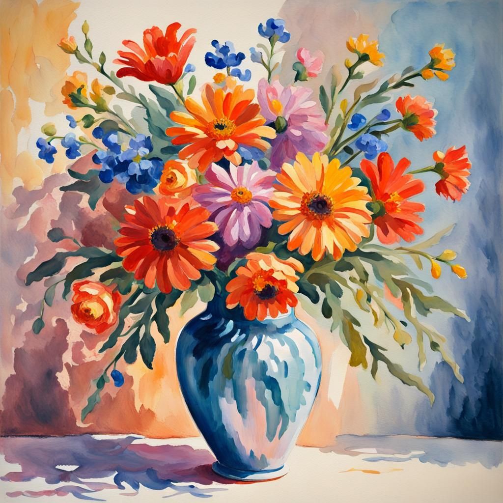 Flower Vase Still Life