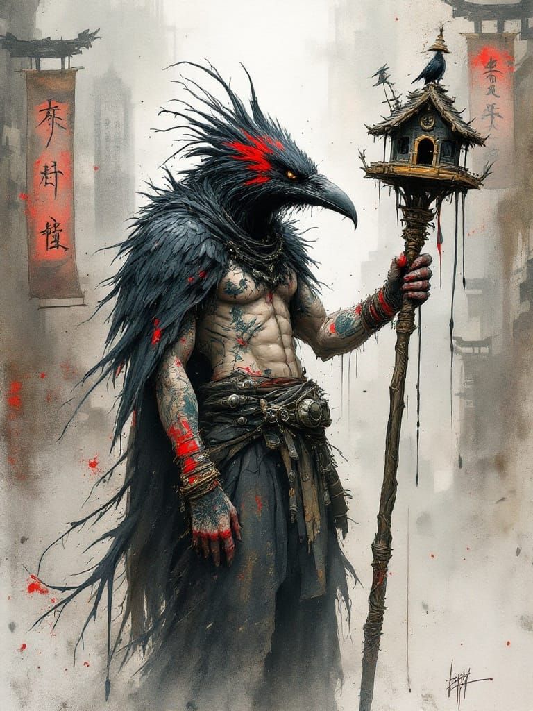 Dark Kenku  by @Dirk Danger