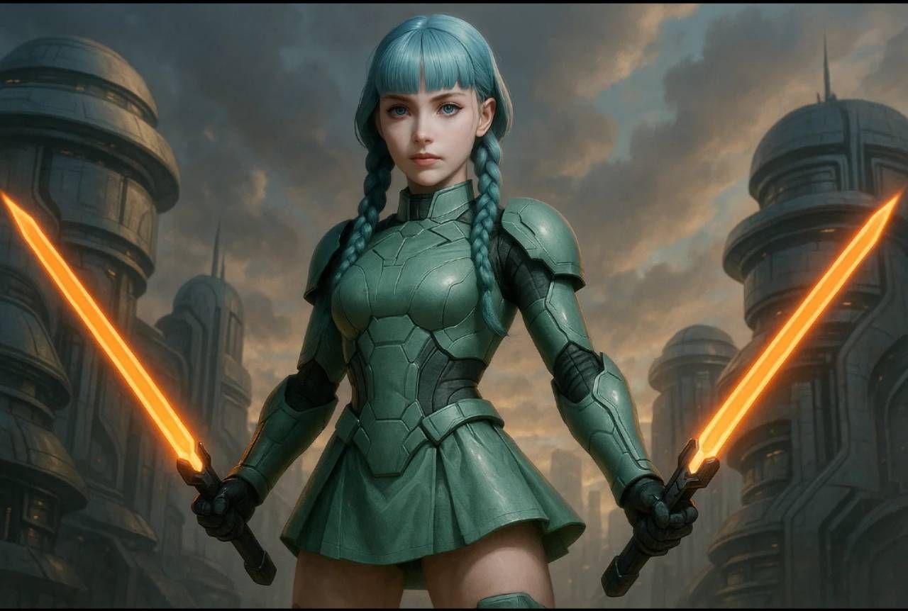 Dual saber wielder Unit