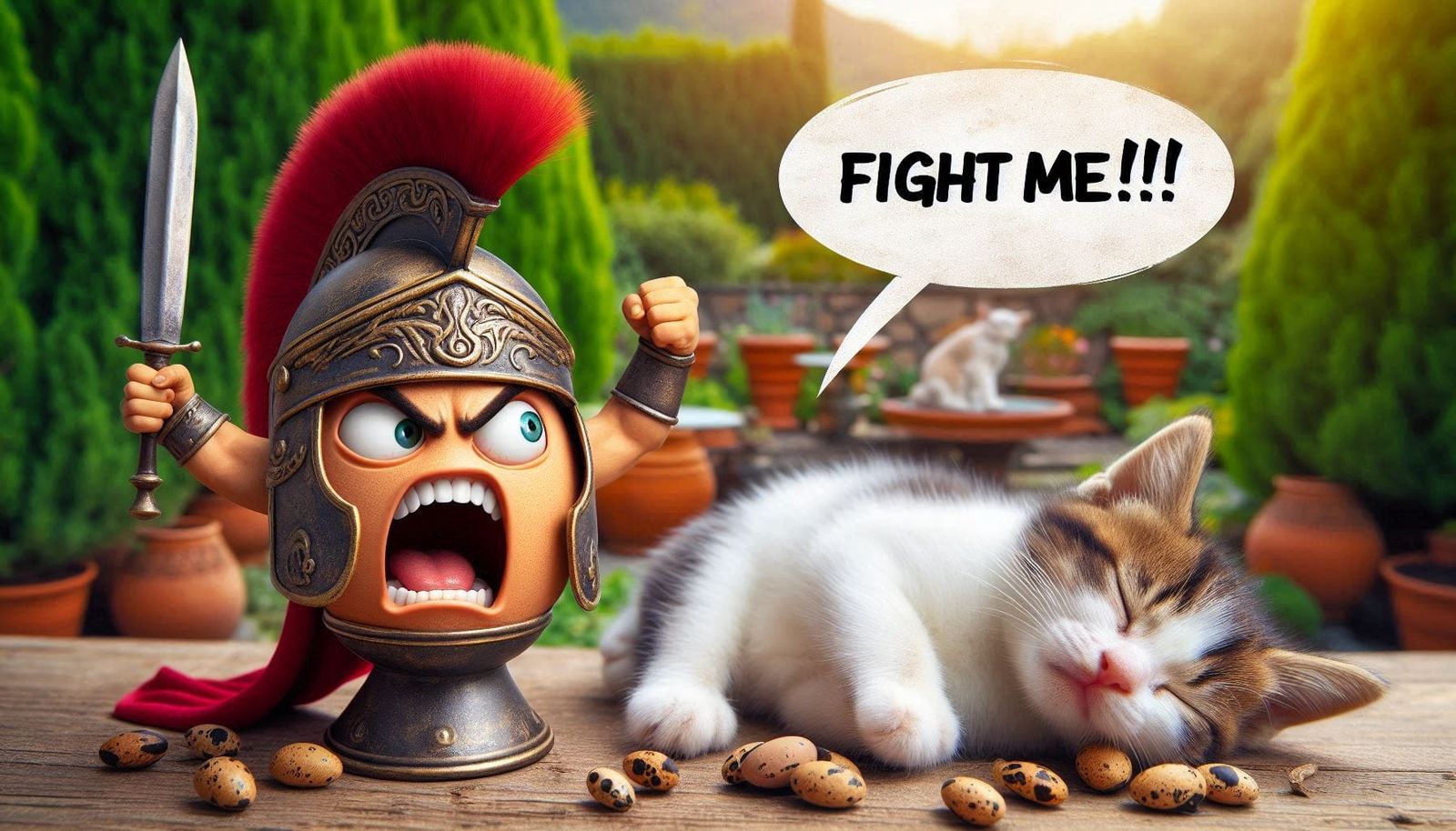 Retired Roman Centurion's Relentless Rage