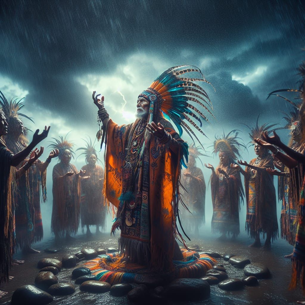 Celebrating the Rain: A Successful Rainmaking Ceremony  by @Miami