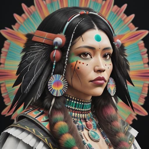 Hopi Girl, Crow Mother Kachina 2
