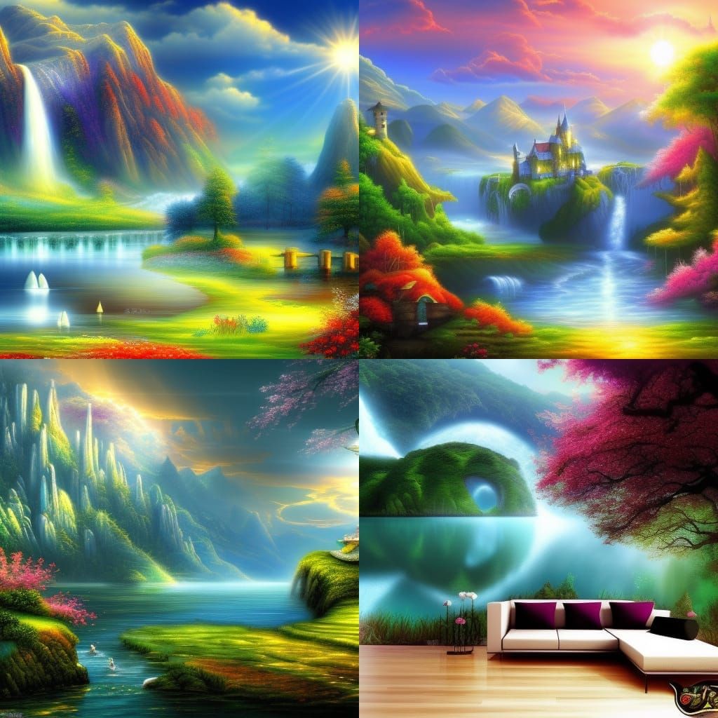77+] Fantasy Landscape Wallpaper - WallpaperSafari