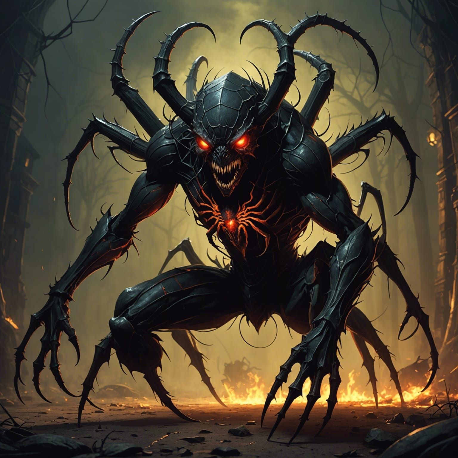 Arachnophobia as a demon
