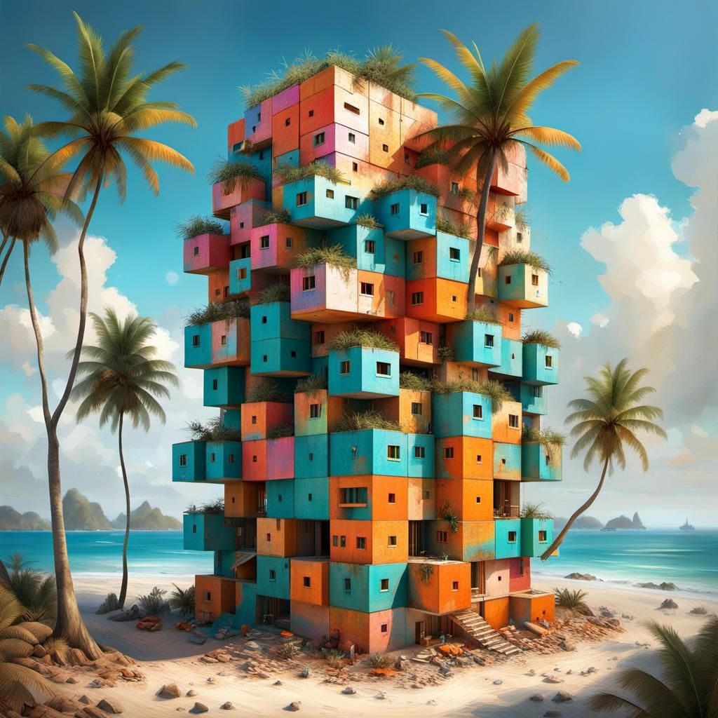 Icy Oasis on Jenga Beach