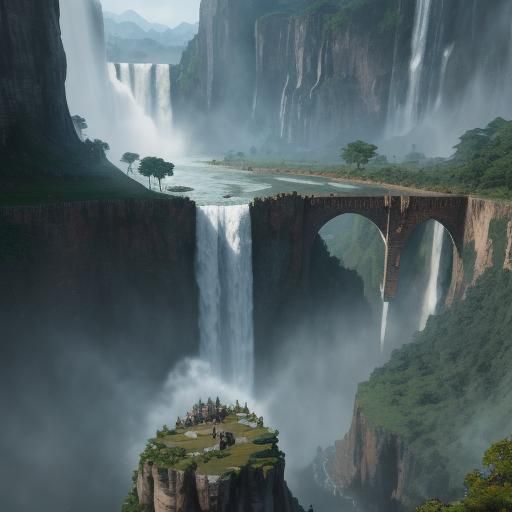 The Most Huge and Dangerous Waterfall with a Dangerous High ...