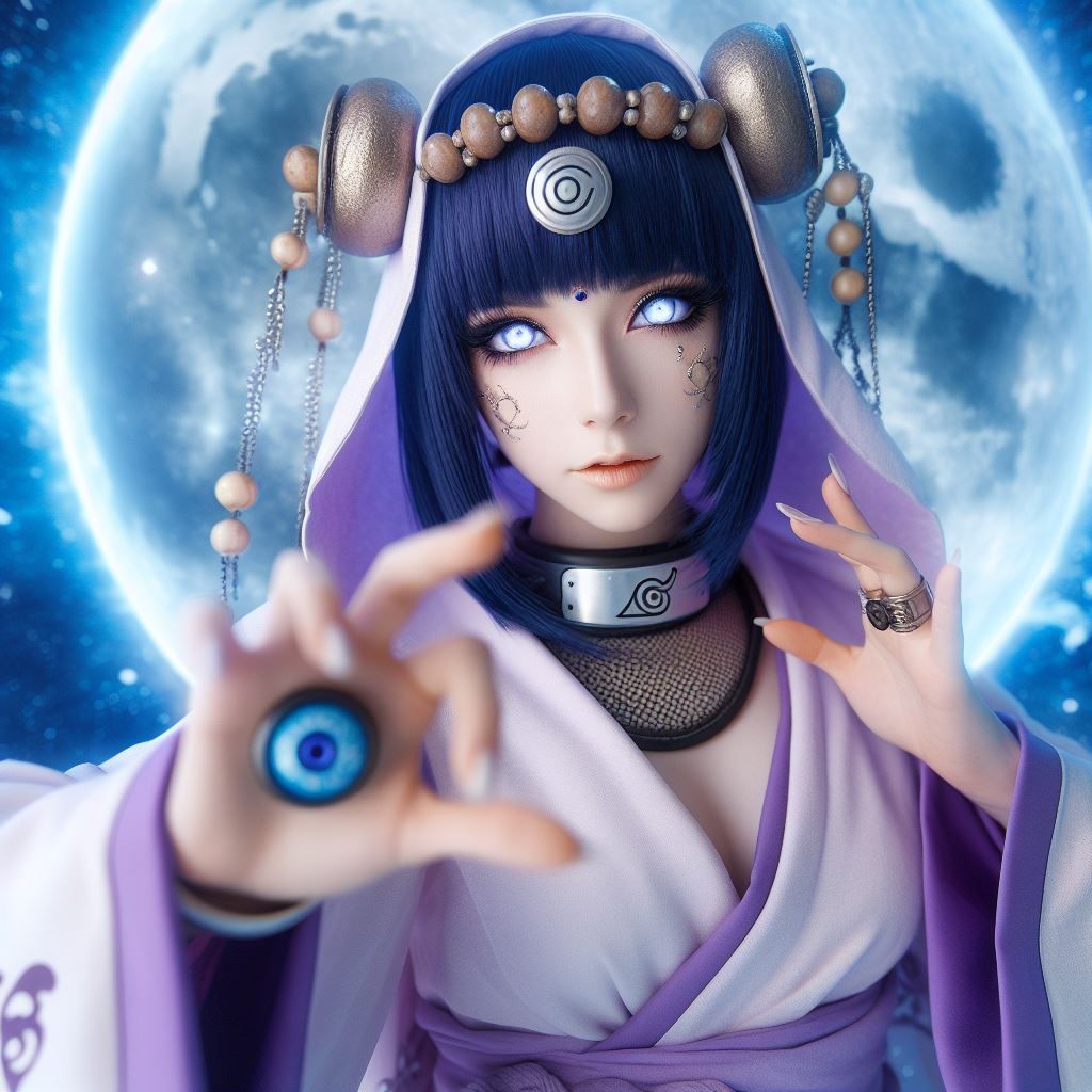 Hinata from Naruto as a Moon Goddess II