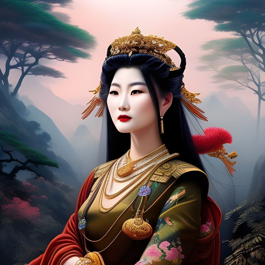 "And now don't move my Empress, I will start to draw your po...