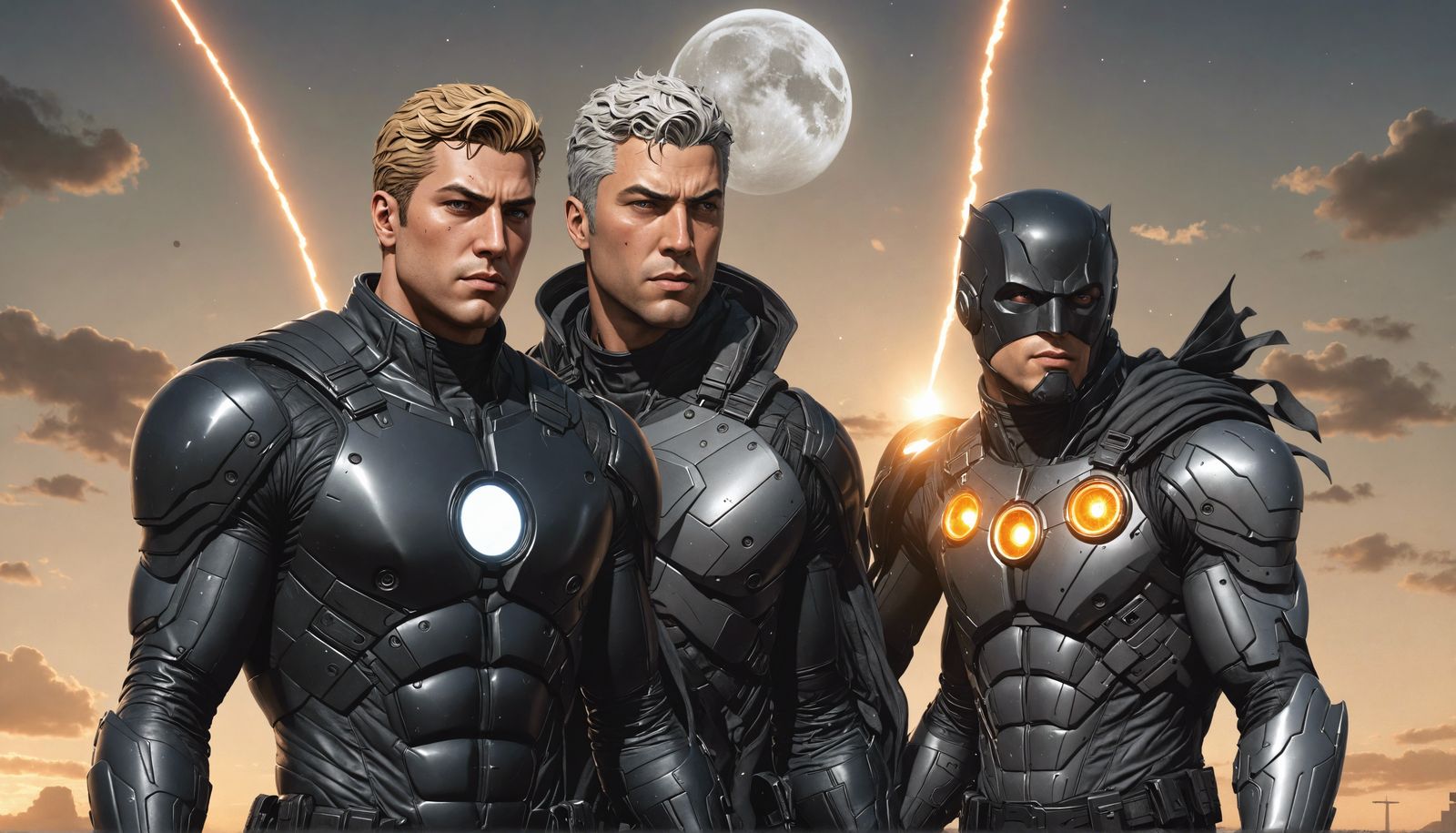 Apollo and Midnighter - AI Generated Artwork - NightCafe Creator