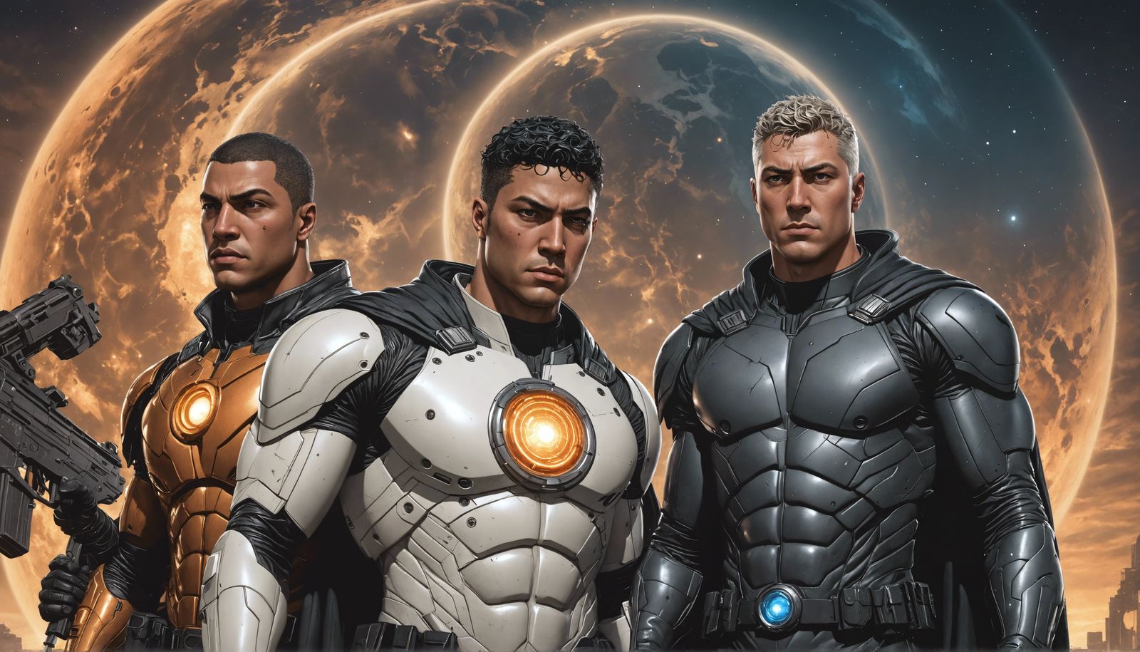 Apollo and Midnighter - AI Generated Artwork - NightCafe Creator