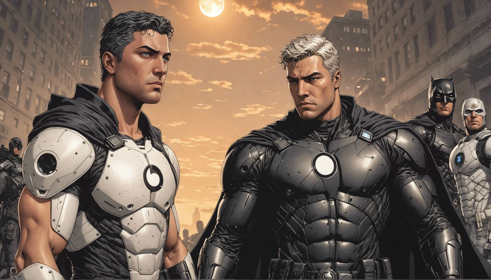 Apollo and Midnighter - AI Generated Artwork - NightCafe Creator