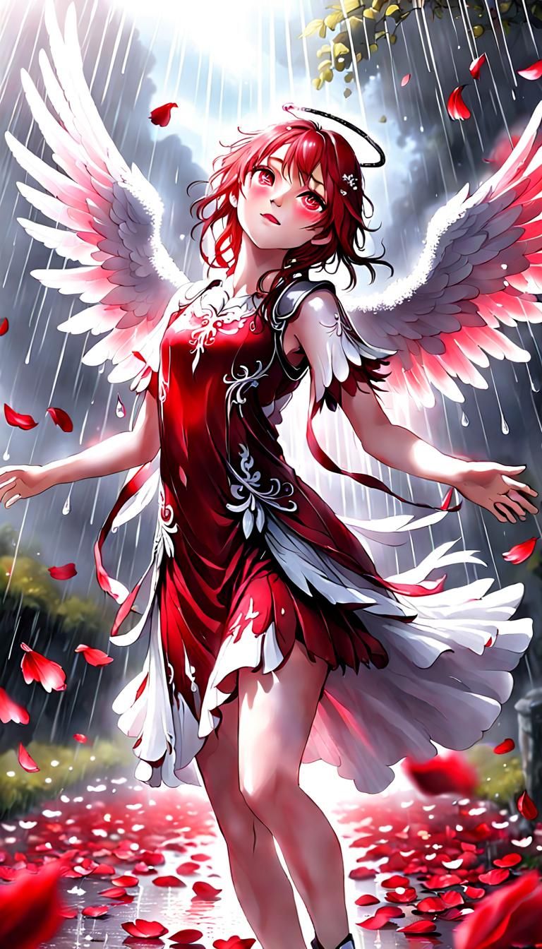 Divine Anime Angel Girl