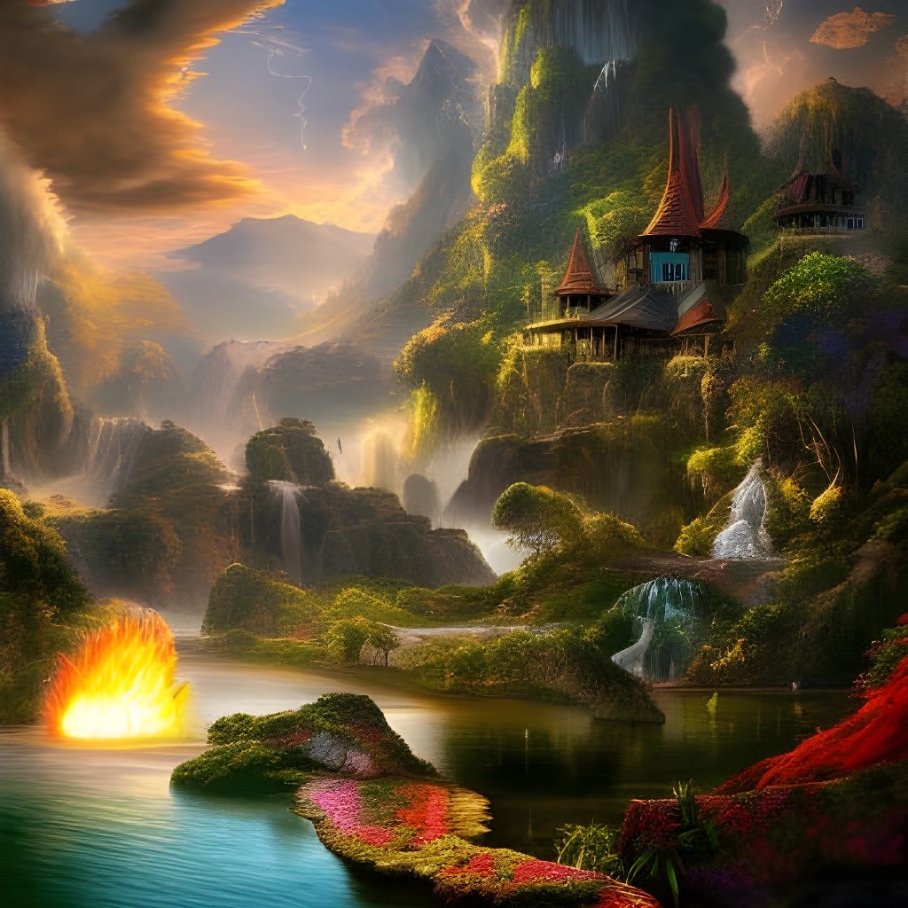 Earth fire water air the four elements