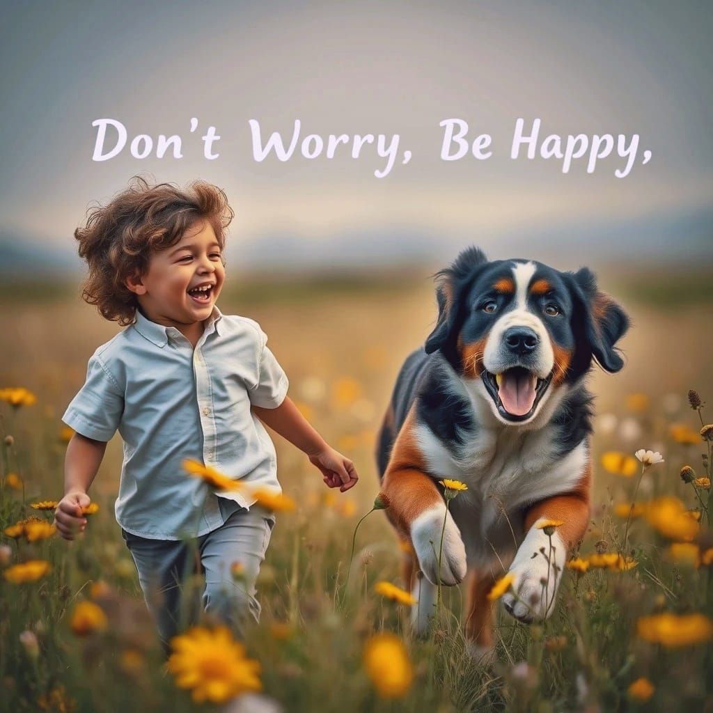 Don't Worry, Be Happy 😁🐶🐶