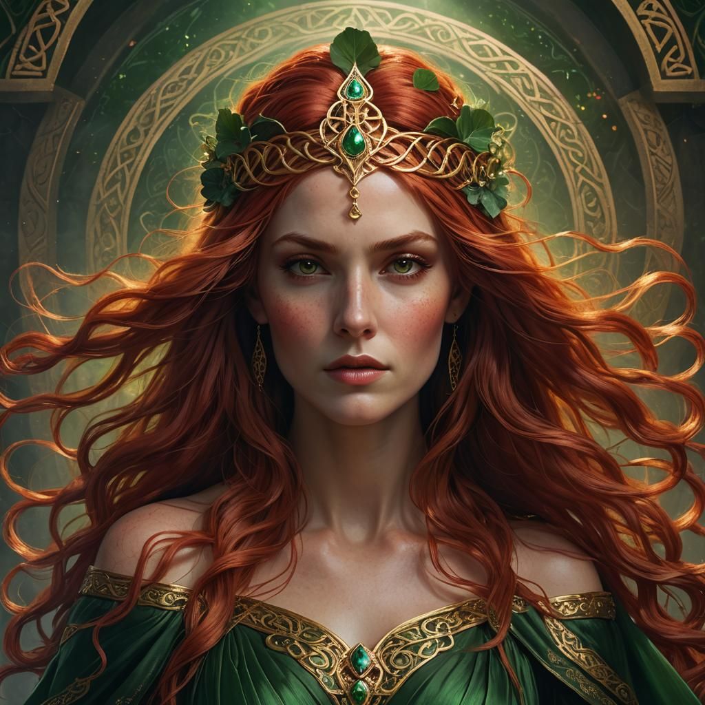 Rhiannon The Celtic Goddess of Love & Beauty    by @Red Kittie Kat