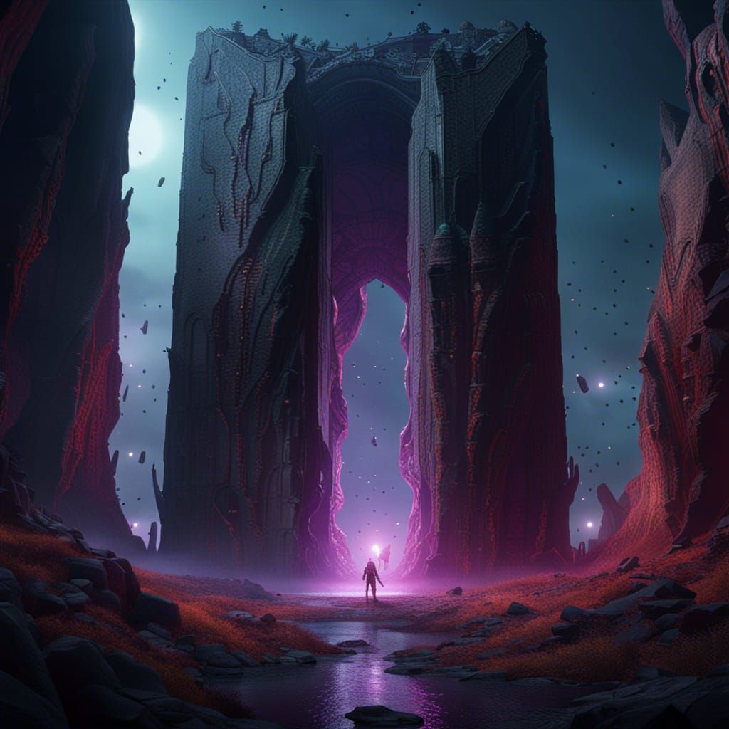Monolith in void
