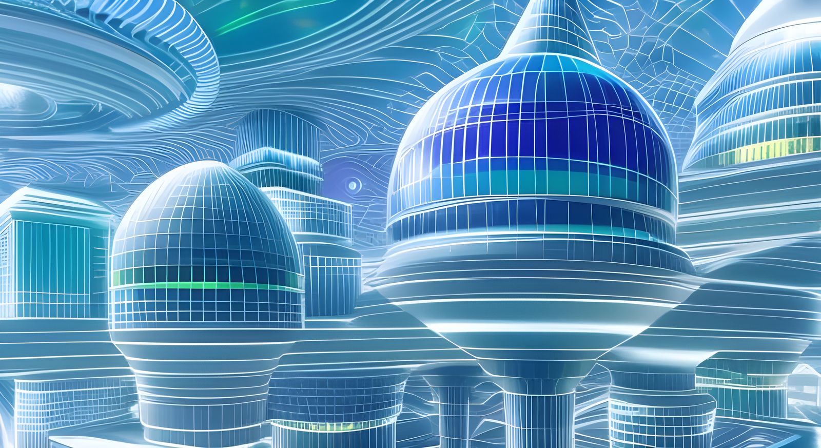 holographic blueprint of future city